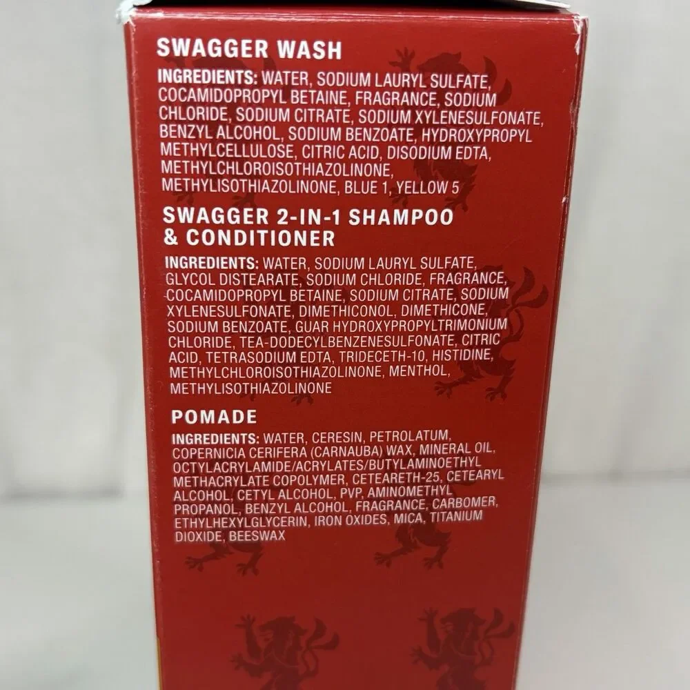 Old Spice Swagger Holiday Pack Gift Set - 2in1 Shampoo, Pomade & Body Wash